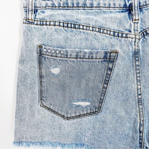 💗 3/$10 💗 BlankNYC Distressed Denim Cutoff Shorts Size 10 - Picture 9 of 10